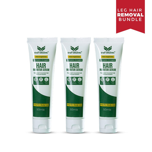 Legs Hair Removal Bundle - 3 Body Serums